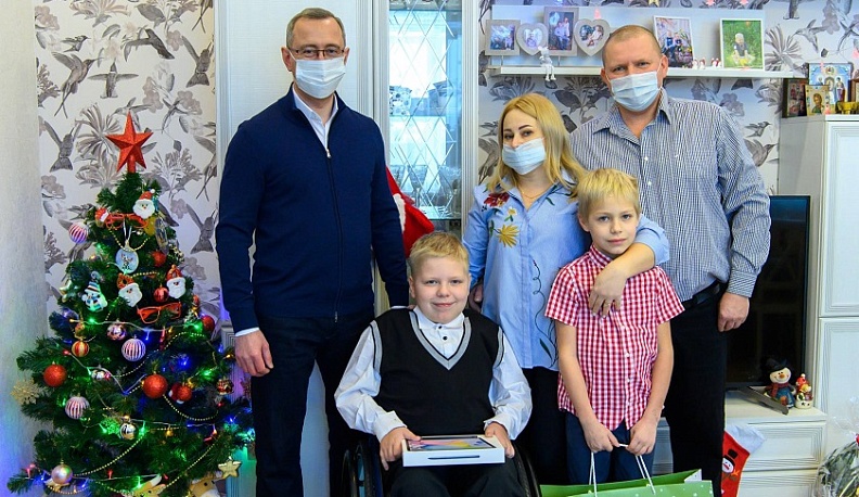 Владислав Шапша осуществил новогоднюю мечту юного калужанина