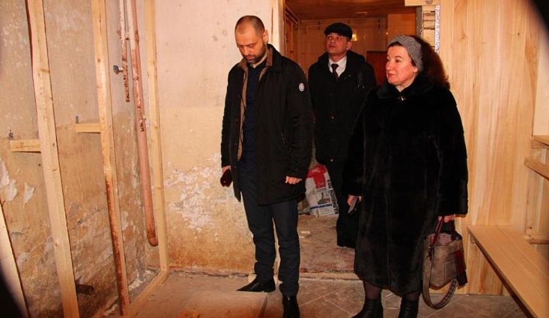 В муниципальной бане Сукремльского микрорайона Людинова идёт ремонт