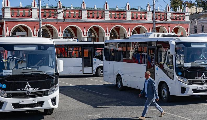Шесть районов Калужской области получили новые автобусы