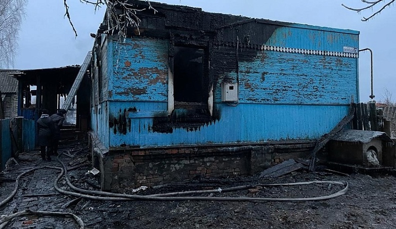 В Калужской области на пепелище нашли труп мужчины