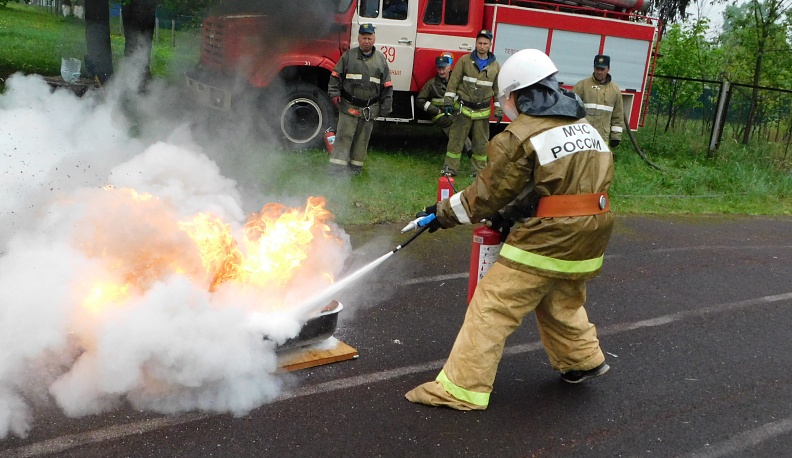 Соревновались с огоньком