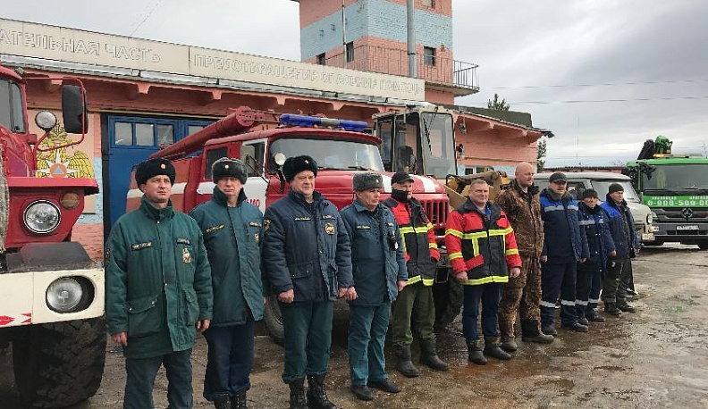 В Боровском районе проверили готовность техники к чрезвычайным ситуациям ﻿