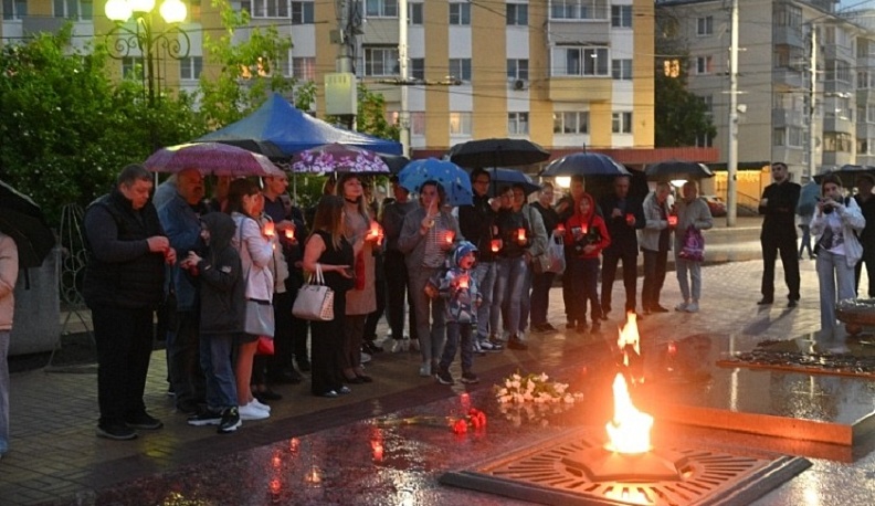 Калуга присоединилась к Всероссийской акции «Огненные картины войны»