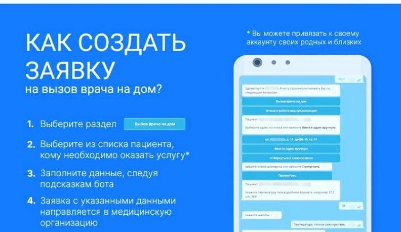 Калужский Минздрав опубликовал алгоритм вызова врача с помощью чат-бота