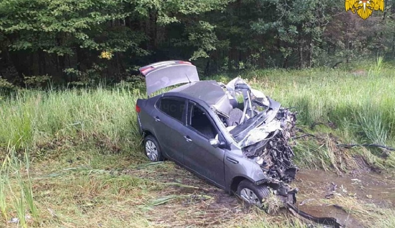 В Жуковском районе водитель иномарки погиб от столкновения с грузовиком на встречке