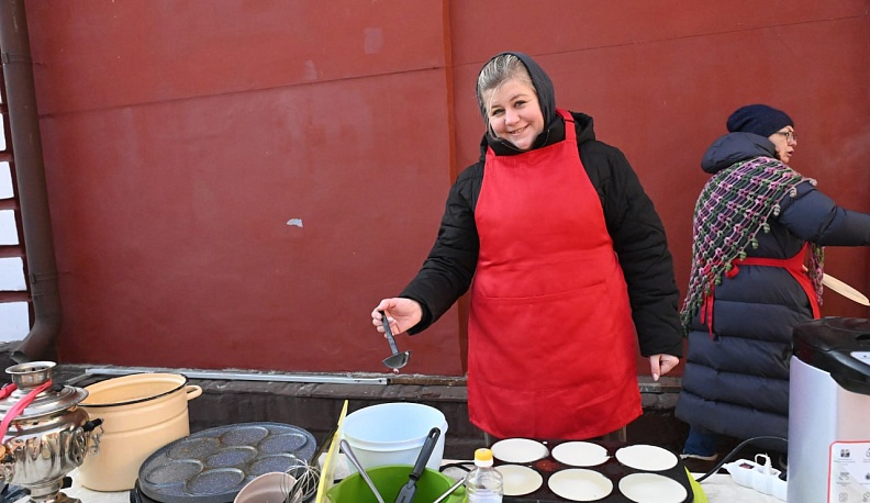 В Калуге начали отмечать Масленицу