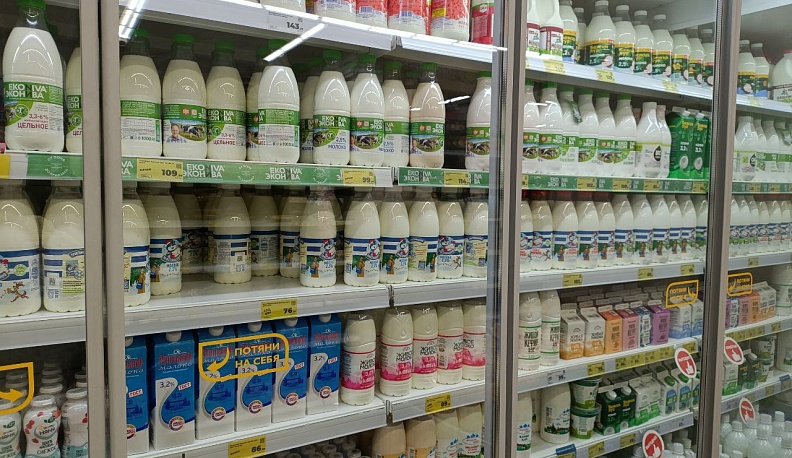 Производство молока в Калужской области выросло почти на 7%