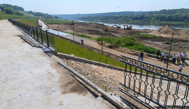 Владислав Шапша: Нужно торопиться, чтобы калужане получили набережную Оки ко Дню города