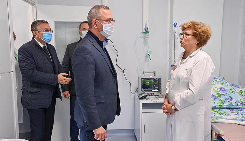 Владислав Шапша поручил как можно быстрее запустить ковидный госпиталь