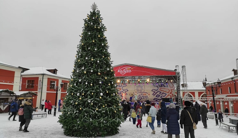 "Новогодний калейдоскоп"  засверкал в Гостином дворе