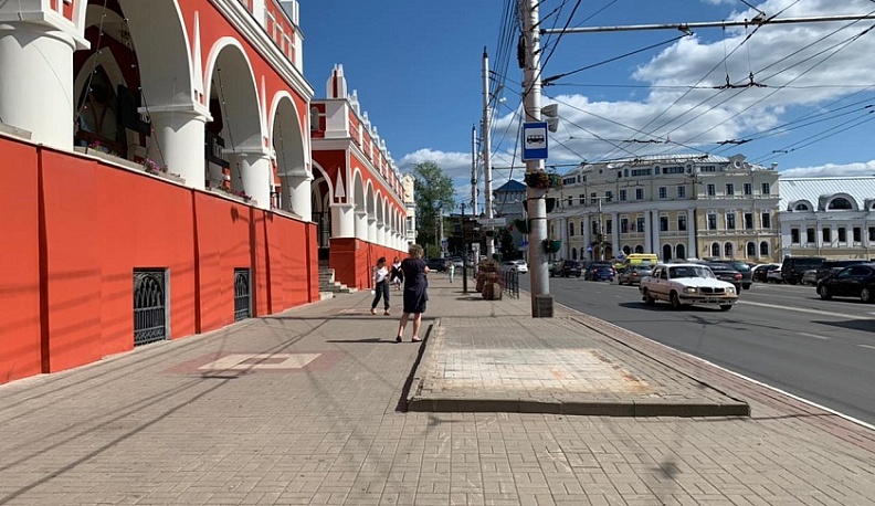 В Калуге остановку с площади Старый Торг перенесут к скверу Ленина