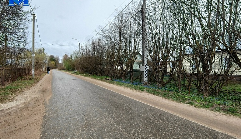 В деревне Красный Городок Ферзиковского округа обустроят тротуар