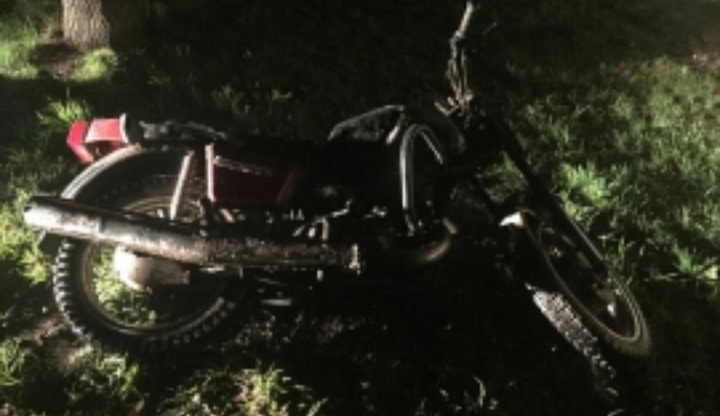 В Людинове спасатели потушили мотоцикл