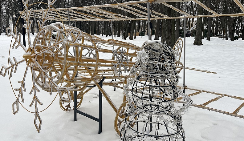 Калуга продолжает преображаться к новогодним праздникам