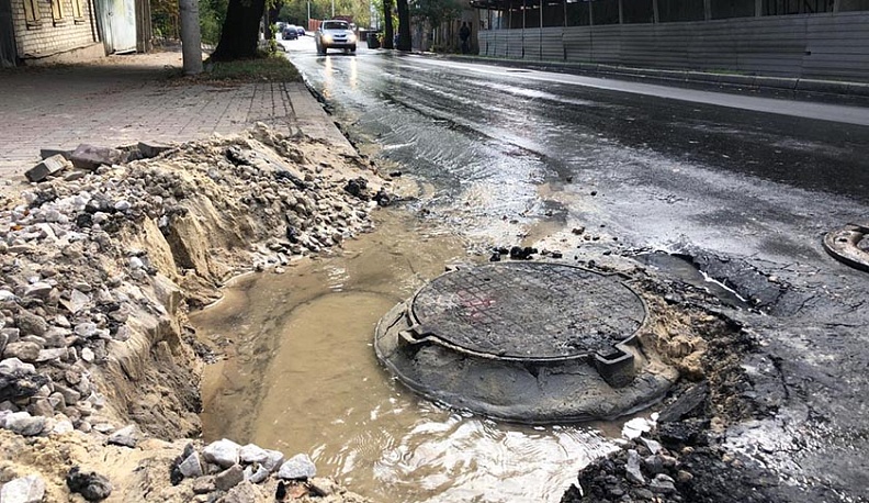 Улицу Московскую в Калуге перекроют для перекладки сетей перед Новым годом
