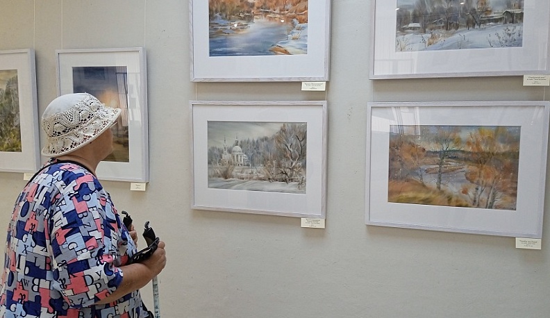 В Калуге состоялась творческая встреча с художником Николаем Смолиным