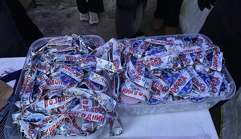 Забег "Новогодний хоровод" прошел в Обнинске