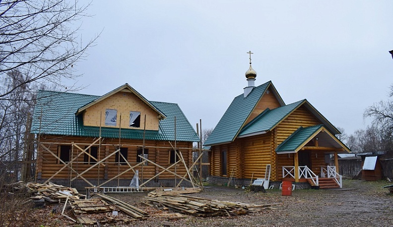 В Тарусе завершается строительство Дома милосердия