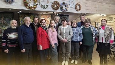 В гостиной Мещовского музея трех цариц состоялась встреча с представителем старинного дворянского рода