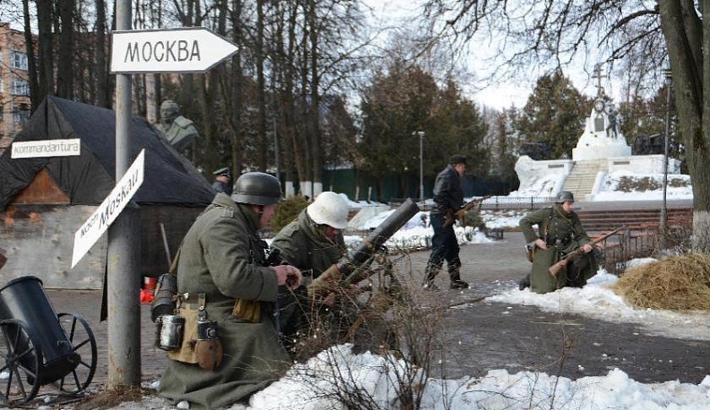 На огненных московских рубежах