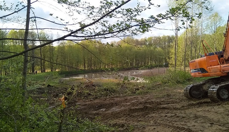 В Людинове озеро начнут чистить через месяц