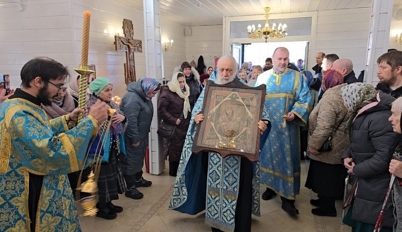 Чудотворная икона из Тарусского района побывала в московских храмах 