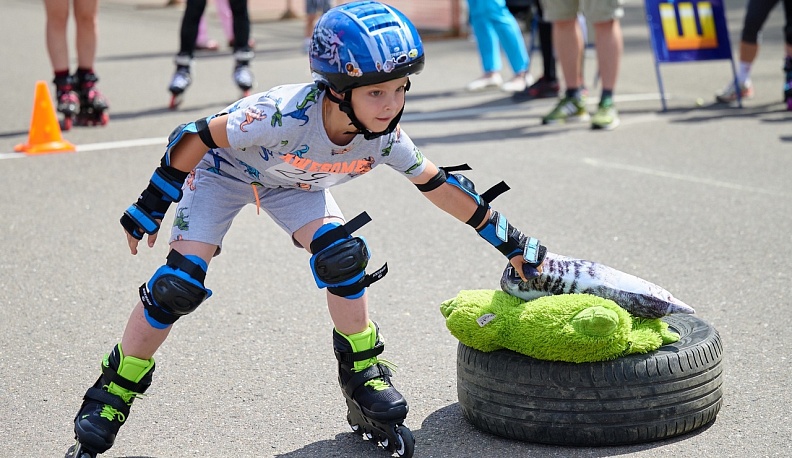 В Обнинске прошел детский роллер-кросс