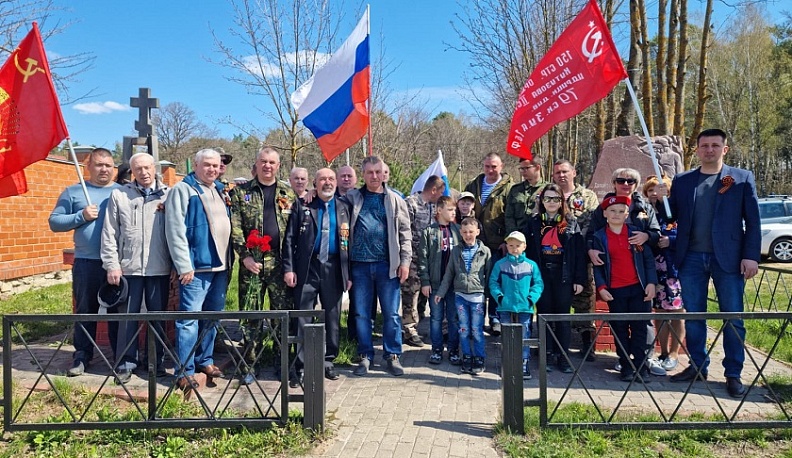 В Жуковском районе провели автопробег в честь Дня Победы