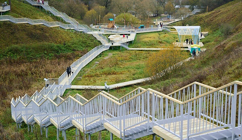 Текиженский овраг  в Боровске.