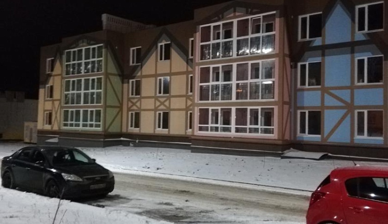 В Кошелеве включили фонари после обращения в социальной сети