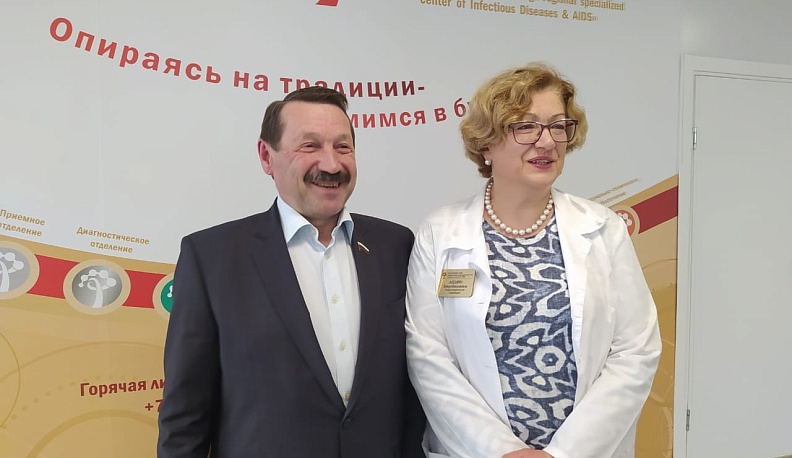 Депутат Госдумы Геннадий Скляр обещал свою поддержку Калужской областной инфекционной больнице