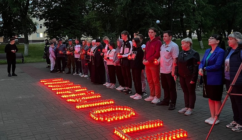 В Людинове День памяти и скорби начался в 4 часа утра