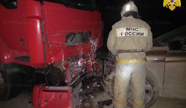 Под Сухиничами фура сбила быка