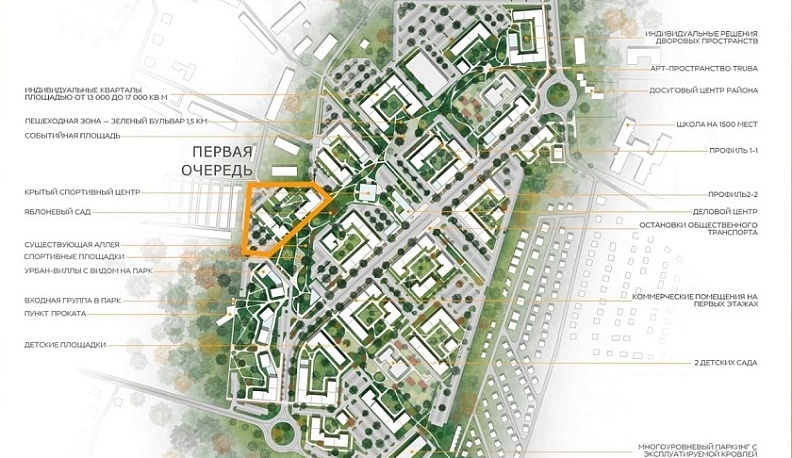 В новом микрорайоне Калуги появится конюшня, яблоневый сад и многоуровневая парковка