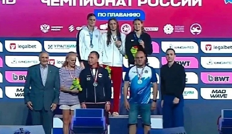 Калужские пловцы завоевали еще две медали на Чемпионате России в Казани