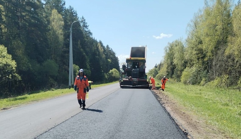 В  Малоярославецком районе продолжается ремонт Окружной дороги