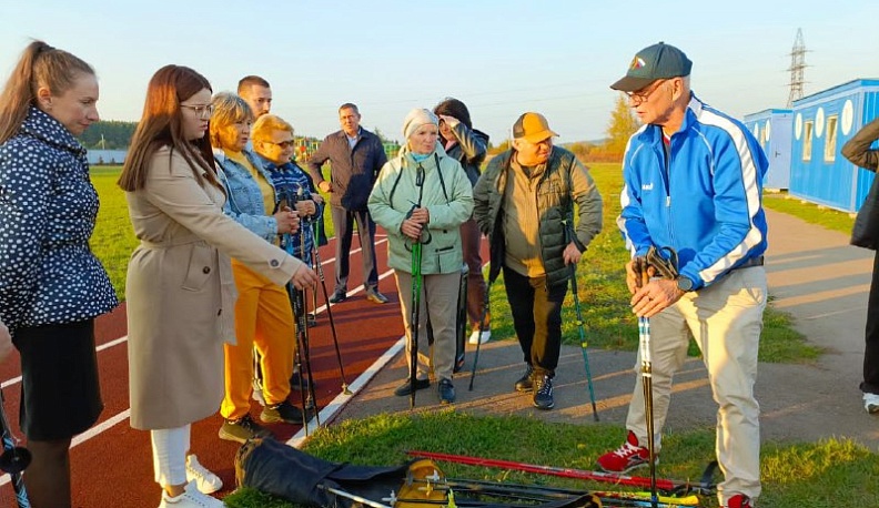 В Перемышле отметили всероссийский день ходьбы