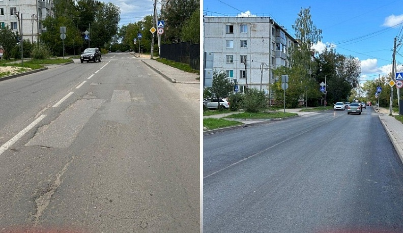 За неделю в Калуге отремонтировали четыре дороги