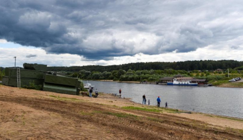 В Калуге ко Дню города установят новый понтонный мост 