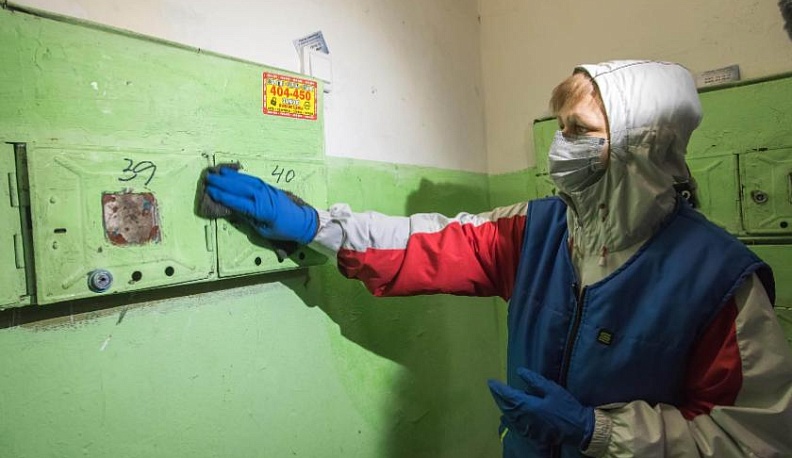 В Калуге ведется работа по дезинфекции мест общего пользования 