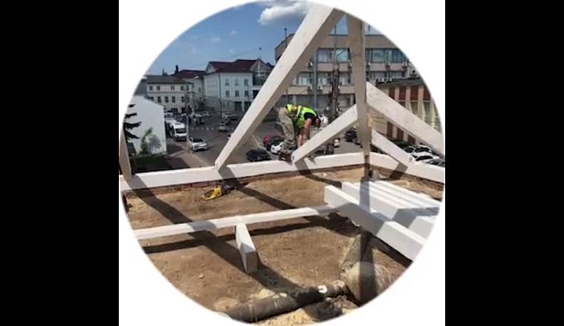 В Калуге начали ремонтировать еще один объект культурного наследия