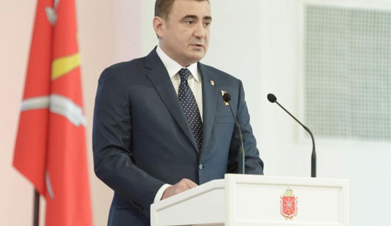 Губернатор Тульской области поздравил калужан с 75-летием области