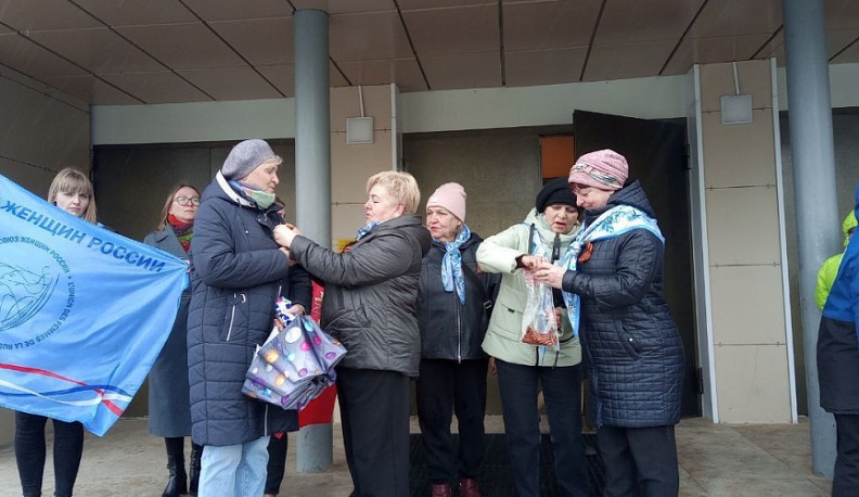 В Перемышле проходит акция «Георгиевская ленточка»