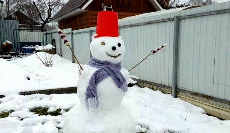 Берём снег и отсекаем всё лишнее