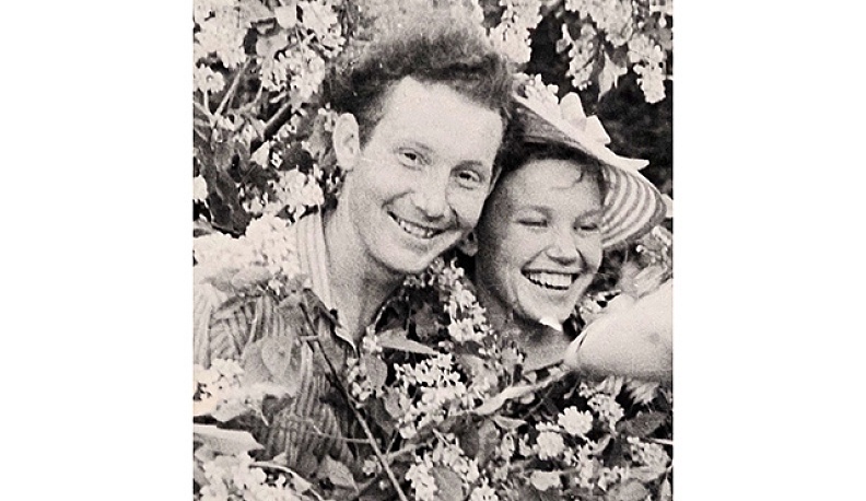 С будущей женой Лидией,  50-е годы.