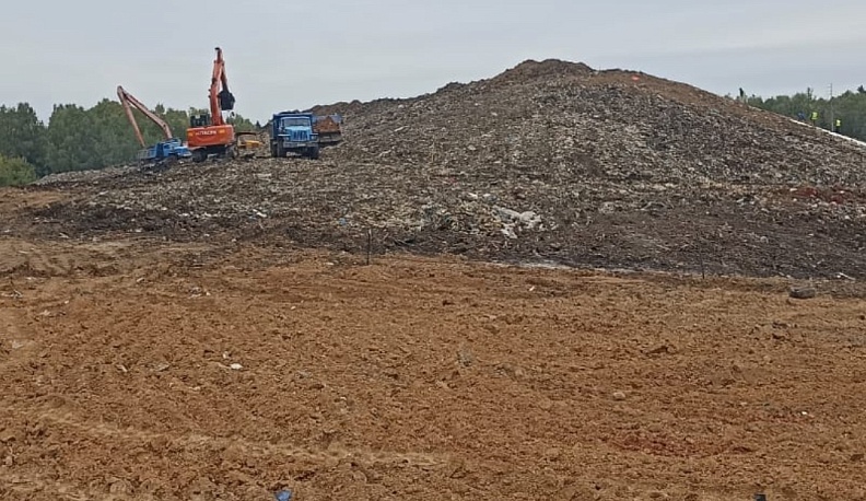В Медыни заканчивают рекультивацию полигона ТКО