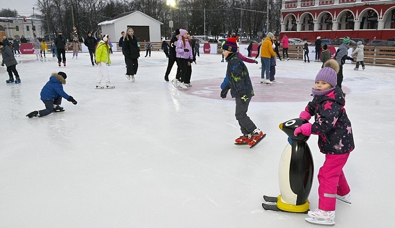 В Калуге каток на Старом торге появится к концу декабря 