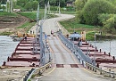 Понтонный мост в Дугне Ферзиковского округа вновь открыт для движения