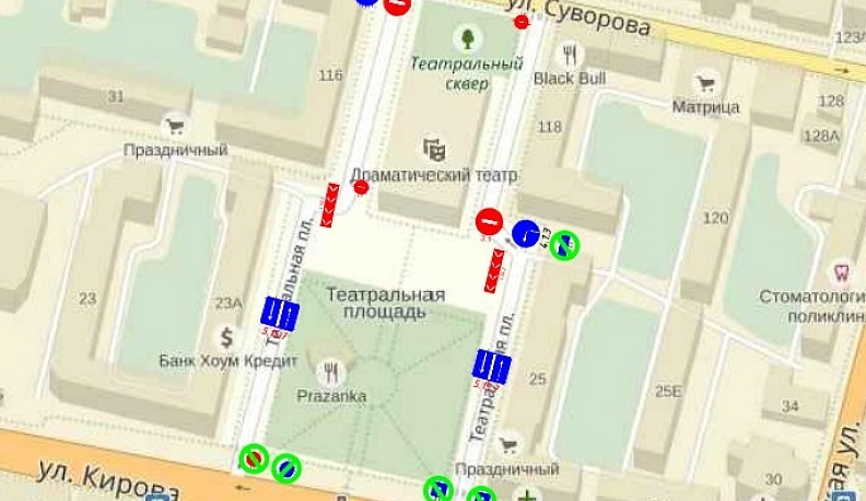 В Калуге в пятницу перекроют Театральную площадь для шоу орловских рысаков