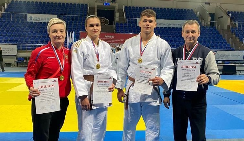 Калужские дзюдоисты привезли четыре медали из Подмосковья